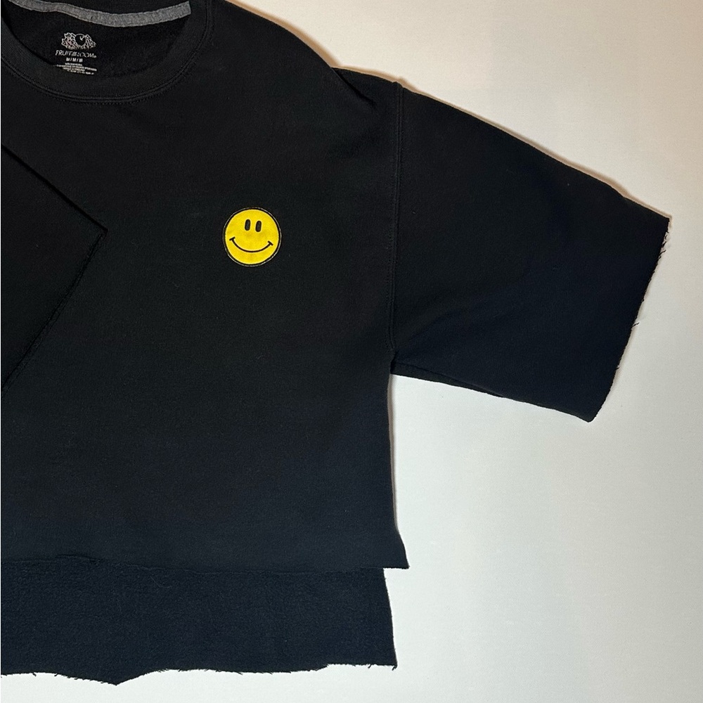 Customized Cropped Happy Crewneck